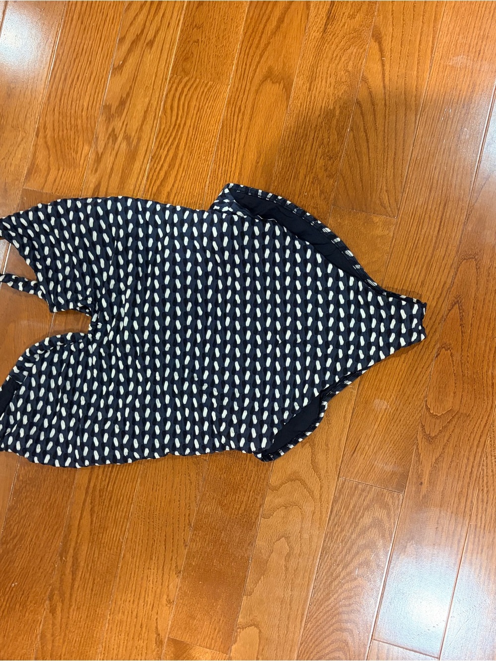 Black & White Printed One-Piece Swimsuit